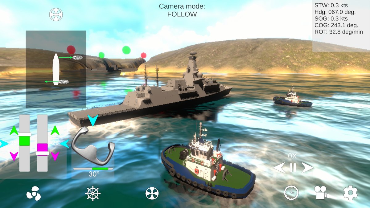Tug-assisted berthing in the Ship Maneuvering Simulator